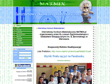 Tablet Screenshot of matmix.pl